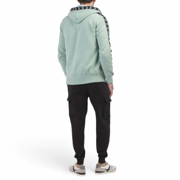 True Religion Mens Logo Tape Sweatsuit Size XL Fleece Tracksuit Frosty Green NWT - Picture 4 of 9